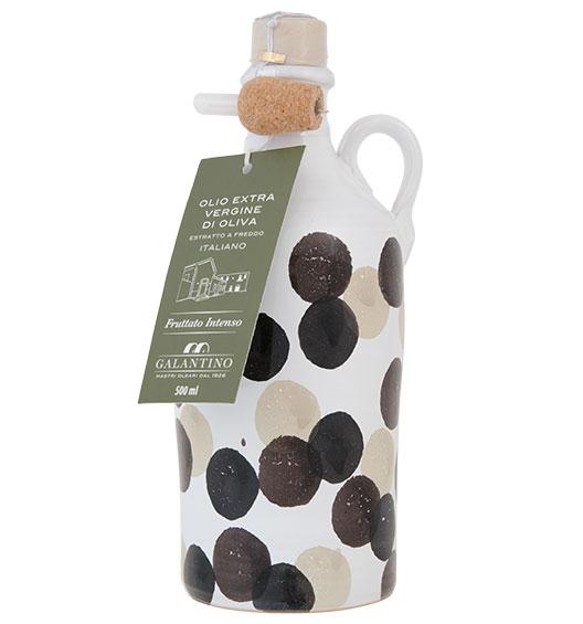 Olivenöl Tonkrug Big Bubbles Braun